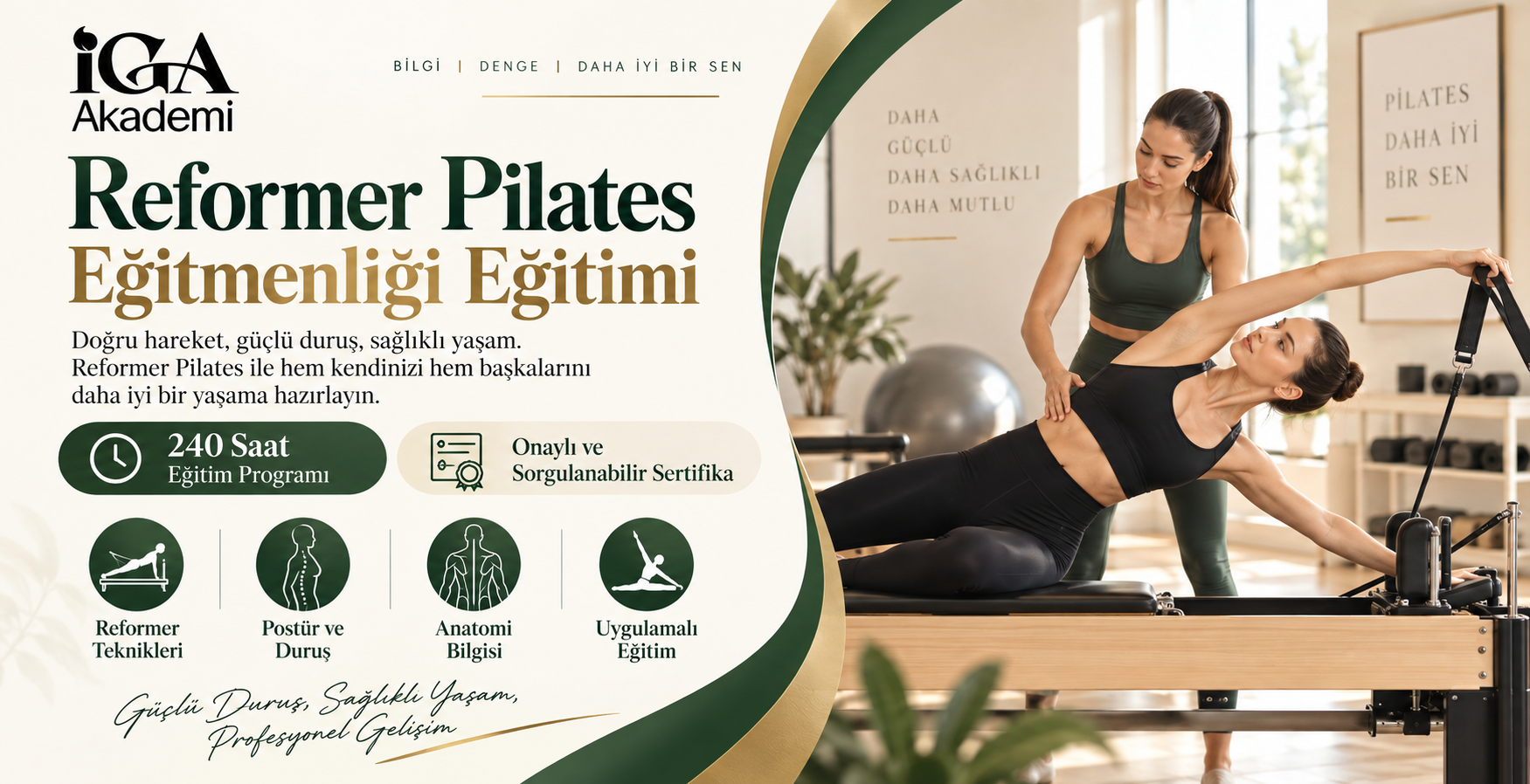 Reformer Pilates Eğitmenliği Eğitimi
