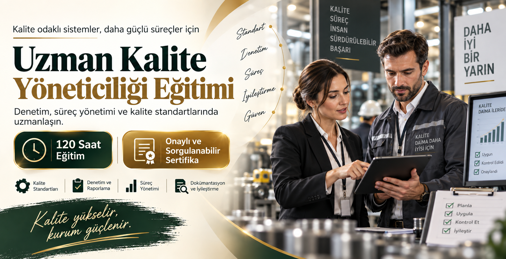 Uzman Kalite Yöneticiliği Eğitimi
