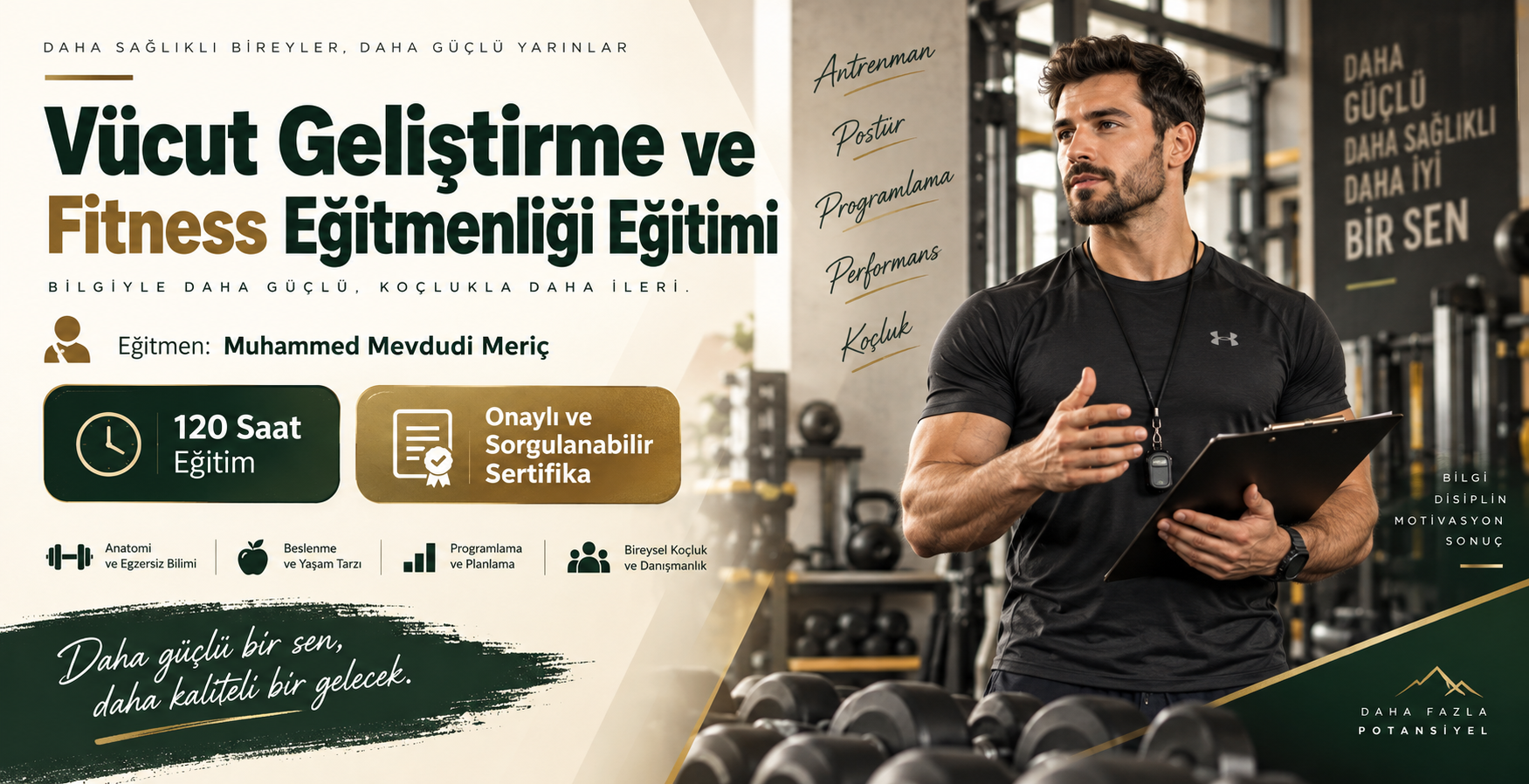 Vücut Geliştirme ve Fitness Eğitmenliği Eğitimi
